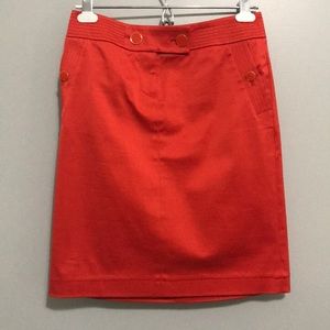 Jcrew sateen pencil skirt